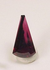 Dark Red Pie Shaped Garnet