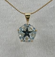 5.7 ct Blue Lone Star Topaz